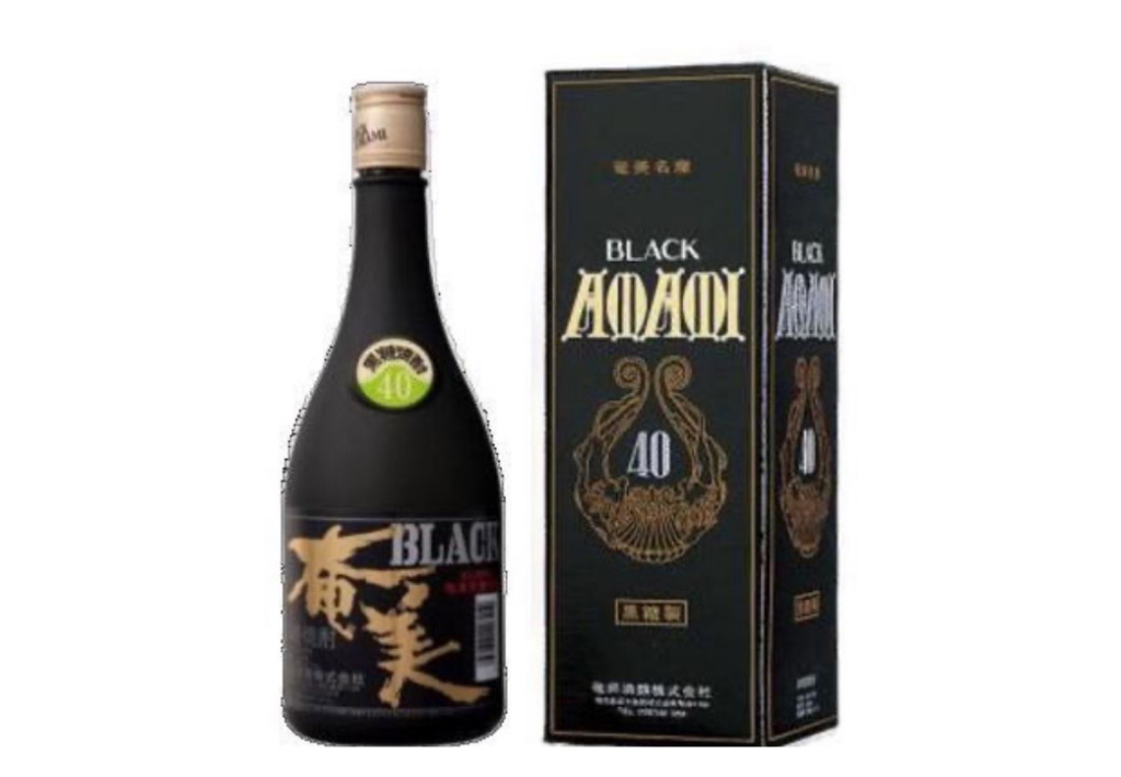 奄美酒類「ブラック奄美」のボトル写真