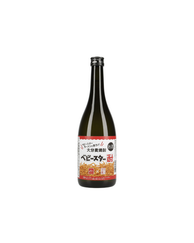 小麦で出来たベビースターと麦焼酎の麦×麦コラボ⁉藤居酒造＜ベビースター酎＞爆誕！