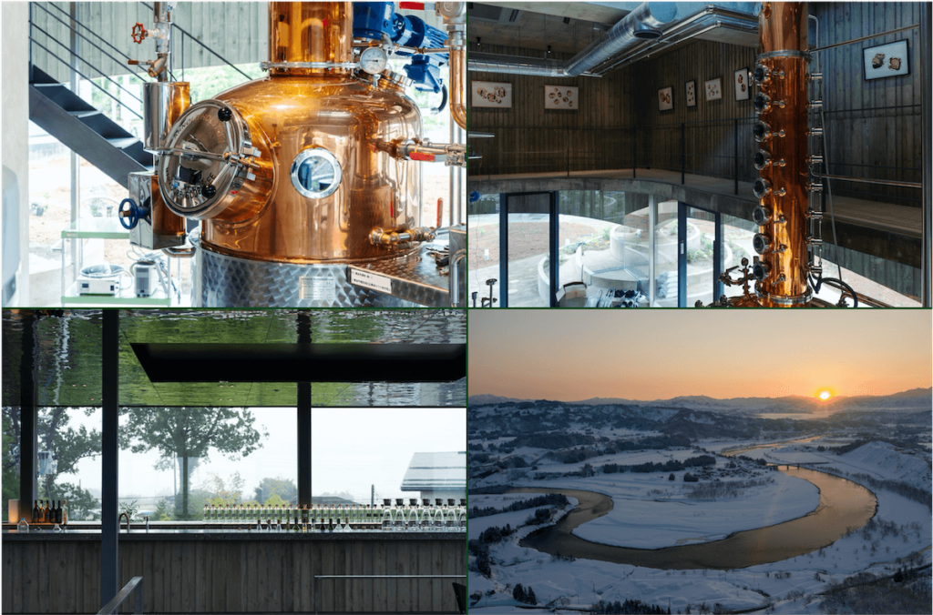 空間一体型の蒸留所『越後薬草蒸留所』