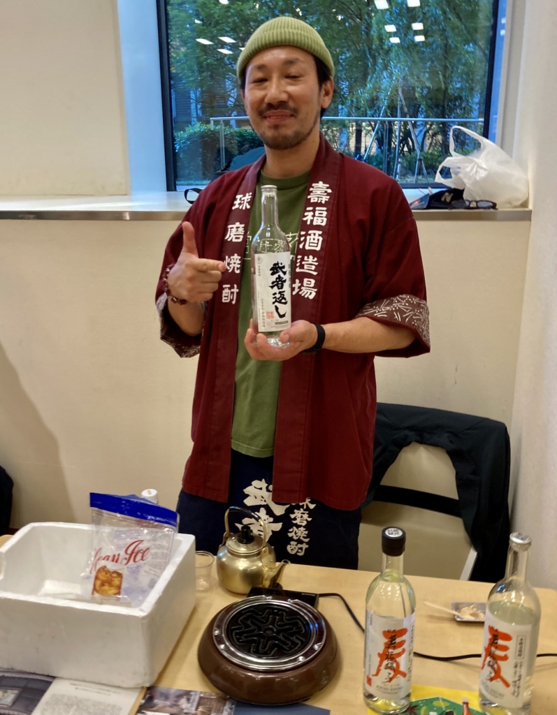 個性派揃いの蔵元が集結した球磨焼酎のブース
「寿福酒造場」